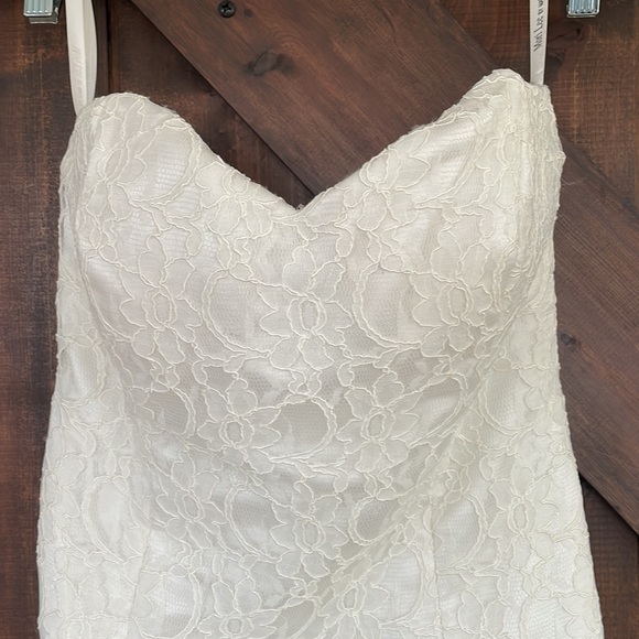 MORI LEE BY MADELINE GARDNER LACE WEDDING DRESS - Picture 3 of 11